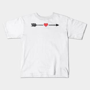 Arrows and heart Kids T-Shirt